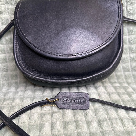 RARE Vintage Black Coach Casey 9923 Mini Crossbody Bag y2k 90s Purse - Picture 7 of 9